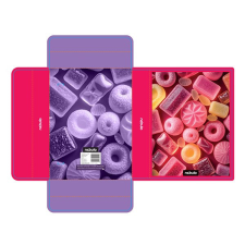 Nebulo Füzetbox NEBULO A/5 hullámkarton Candy füzetbox