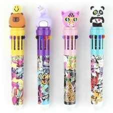 Nebulo Golyóstoll NEBULO 0,7 mm 10 színű Funny Animals toll