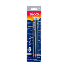 Nebulo Grafitceruza, HB, háromszögletű, NEBULO (3db/bliszt) ceruza