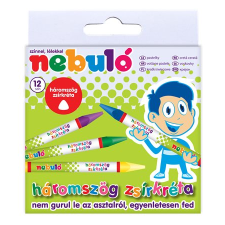 Nebuló háromszögletű Zsírkréta 12 darabos (NZSK-TR-12) kréta