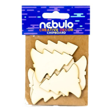 Nebulo Karton dekoráció NEBULO karácsonyfák 6 db/csomag dekorációs kellék