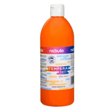 Nebulo : Narancssárga folyékony 500ml-es tempera palackban tempera