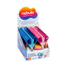 Nebulo Olló iskolai NEBULO hegyes ergonómikus 14cm vegyes színek olló