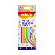 Nebulo Pasztell színes ceruza készlet (12 db, hatszög alakú) színes ceruza