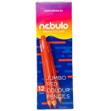 NEBULO piros JUMBO színesceruza / postairon - 1 darab színes ceruza