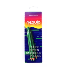 Nebulo Színes ceruza NEBULO Jumbo háromszögletű zöld színes ceruza