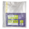 Nebulo Tankönyvborító NEBULO A/4 öntapadós csíkkal víztiszta 65mic 51,5x31 cm 10 darabos