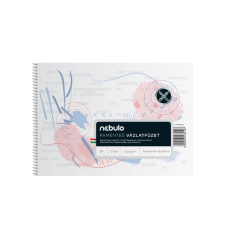 Nebulo Vázlatfüzet B5, spirálos, 120g, Nebulo füzet
