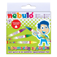 Nebulo Zsírkréta háromszög 12 db -os NEBULÓ kréta