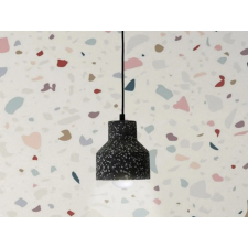 Nedes Függőlámpa terrazzo fekete 1xE27 max.60W IP20 Ø120x130x1000mm - ME0015R/B világítás