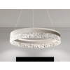 Nedes LED dizájn mennyezeti lámpa 80W dimmelhető 6400lm 3000K-6500K IP20 fém akril - TA2301/W
