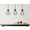 Nedes LED fém függeszték 3xE27, max.60W, Ø150x170x1500mm, IP20 - ME0012-3
