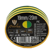 Nedes Szigetelőszalag PVC 19mm/20m sárga/zöld - TP1920/YG villanyszerelés