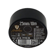 Nedes Szigetelőszalag PVC 25mm/10m fekete - TP2510/BK villanyszerelés
