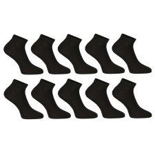 Nedeto 10PACK zokni Nedeto alacsony bambusz fekete (10PBN01) S férfi zokni