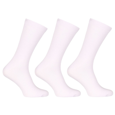 Nedeto 3PACK zokni Nedeto magas bambusz fehér (3PBV02) L férfi zokni