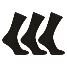 Nedeto 3PACK zokni Nedeto magas bambusz fekete (3PBV01) M férfi zokni