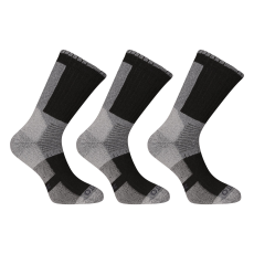 Nedeto 3PACK zokni Nedeto magas téli szürke (3NWS1) M