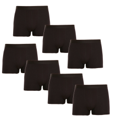 Nedeto 7PACK Férfi boxeralsó Nedeto fekete (7NB001) XL