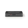Nedis 2 Portos HDMI Elosztó Fekete (1 PC - 2 Kijelző) (VSPL34002BK)