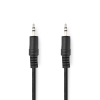 Nedis 3.5mm Jack apa - 3.5mm Jack apa Sztereó Kábel (2m) (CAGL22000BK20)