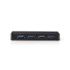 Nedis 4 portos USB HUB 3.0 (UHUBU3420BK) (UHUBU3420BK)