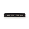Nedis 7 portos USB hub USB 2.0 (UHUBU2730BK) (UHUBU2730BK)