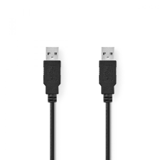 Nedis A dugó - A dugó USB 2.0 kábel 2m fekete (CCGP60000BK20) kábel és adapter
