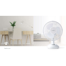 Nedis Asztali ventillátor | Hálózati Áramellátás | Átmérő: 230 mm | 22 W | Oszcilláló | 2-sebességes | ... ventilátor