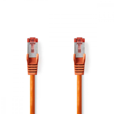 Nedis Cat 6 kábel | RJ45 Dugasz | RJ45 Dugasz | S/FTP | 2.00 m | Kerek | LSZH | Narancs | Műanyag Zacskó kábel és adapter