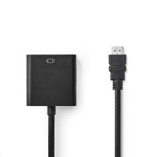 Nedis CCGB34900BK02 HDMI - VGA kábel 0,2 m fekete (CCGB34900BK02) kábel és adapter
