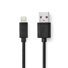 Nedis CCGB39300BK10 Apple Lightning apa- USB A apa 1 m fekete kábel kábel és adapter