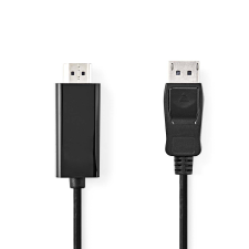 Nedis CCGL37100BK10 DisplayPort 1.2 - HDMI Kábel 1m - Fekete (CCGL37100BK10) kábel és adapter