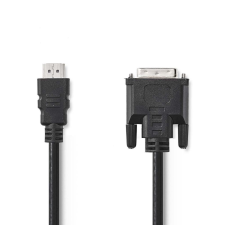 Nedis CCGP34800BK50 HDMI - DVI-D Kábel 5 m fekete kábel és adapter