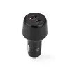 Nedis CCPD65W100BK autós töltő USB-A,USB-C, 65W fekete (CCPD65W100BK)
