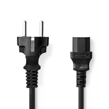 Nedis CEGL10030BK20 Hálózati tápkábel 2m - Fekete (CEGL10030BK20) kábel és adapter
