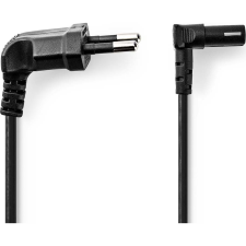 Nedis CEGL11075BK20 táp kábel IEC-320-C1, 90°-os szögben hajlított, 2m (CEGL11075BK20) kábel és adapter