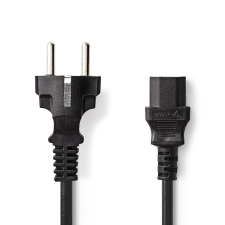 Nedis CEGP10030BK50 C13 tápkábel 5m - Fekete kábel és adapter