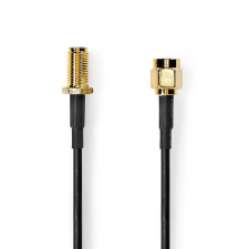 Nedis CSGL02010BK50 SMA antenna kábel 5m - Fekete (CSGL02010BK50) kábel és adapter