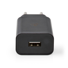 Nedis Hálózati USB töltő 12W Fekete (WCHAU242ABKP) mobiltelefon kellék