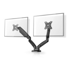 Nedis mmdosgs110bk gázrugós asztali monitor tartó, dupla, 15-32" | 75x75 / 100x100 tv állvány és fali konzol