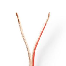 Nedis Nedis Hangszórókábel | 2x 2,50 mm2 | 100 m | Kötegelő | Áttetsző kábel és adapter