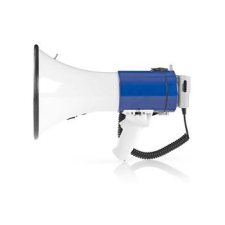 Nedis Nedis Megafon | 25 W | 1500 méteres Hatótávolság | Lecsatlakoztatható Mikrofon | Fehér / Kék mikrofon