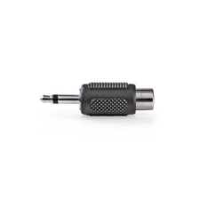 Nedis Nedis Monó audió adapter | 3,5 mm-es Dugasz - RCA-aljzat | 10 darabos | Fekete kábel és adapter