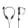 Nedis Nedis PC headset | Fülre Illeszthető | 2 db 3,5 mm-es Csatlakozó | 2,0 m | Fekete