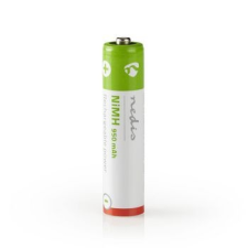 Nedis Nedis Újratölthető Ni-MH Akkumulátor, AAA | 1,2 V | 950 mAh | 4 darabos | Buborékfólia digitális fényképező akkumulátor