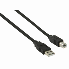 Nedis Nedis USB 2.0 kábel | A Dugasz - B Dugasz | 5,0 m | Fekete kábel és adapter