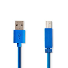 Nedis Nedis USB 3.0 kábel | A Dugasz - B Dugasz | 2,0 m | Kék kábel és adapter