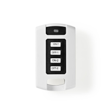 Nedis RFRC220WT RF távirányító (Fehér) (RFRC220WT) okos kiegészítő