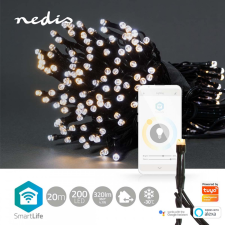 Nedis SmartLife Dekoratív LED | Húr | Wi-Fi | Meleg és lehűlni fehér | 200 LED&#039;s | 20.0 m | Android™ / IOS karácsonyi dekoráció